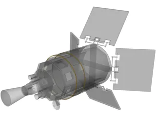 Defense Satellite (DSP) 3D Model