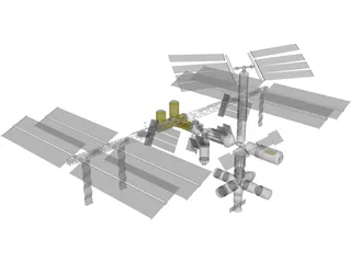 International Space Station 3D Model