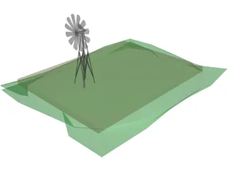 Windmill 3D Model