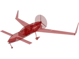 Rutan VariEze 3D Model
