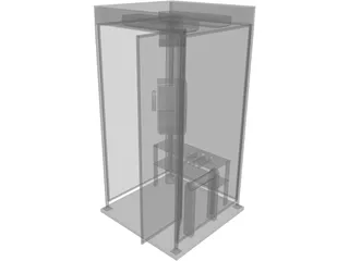 Phone Booth Japanese 3D Model