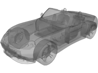 BMW Z8 Convertible 3D Model