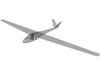 Segelfliegen Glider 3D Model