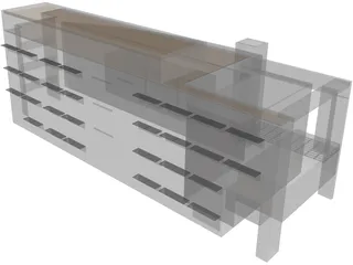 Generic Modern Building 3D Model