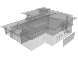 California House 3D Model