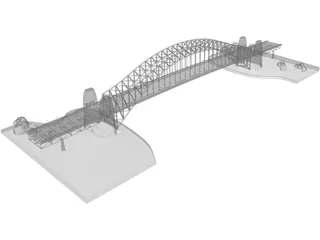 Iron Bridge 3D Model