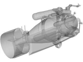 Submersible 3D Model