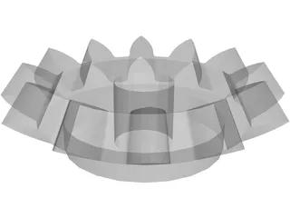 Bevel Pinion 3D Model