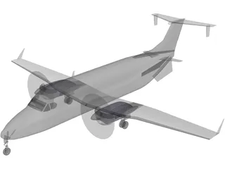 Beechcraft 1900-D 3D Model