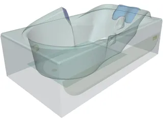 Custom Bathtub 3D Model