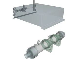 AC&R Evaperator and Condenser 3D Model