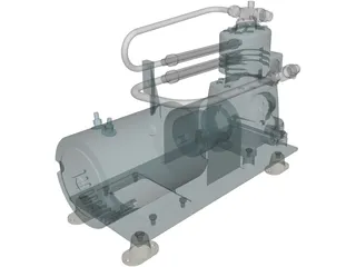 AC&R Compressor 3D Model