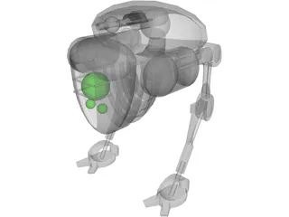 Martian Bombard 3D Model