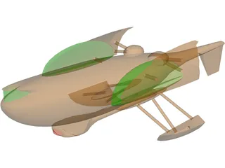 Martian Flyer 3D Model