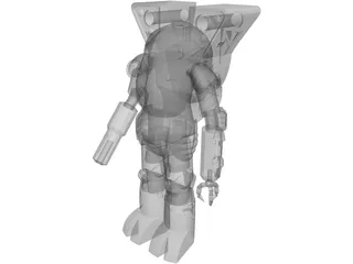 Battletech Elemental 3D Model