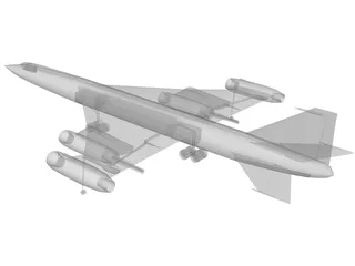 Myasishchev M-50 Bounder 3D Model