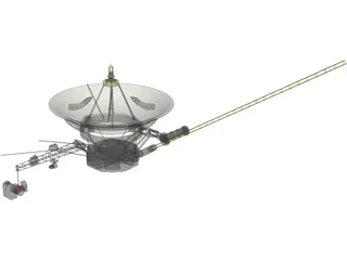 Voyager Probe 3D Model