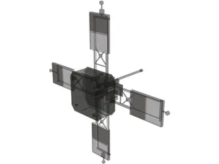 Mariner 1 Space Probe 3D Model