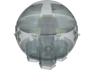 2001 Aries Lander 3D Model