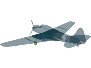 Douglas TBD-1 Devastator 3D Model