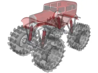 Monster Truck 3D Model