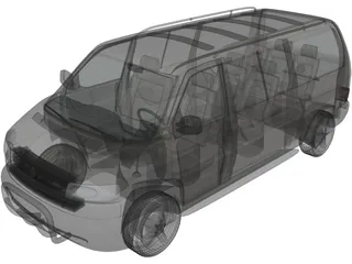 Volkswagen Transporter T4 3D Model