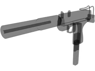 Uzi Silent 3D Model