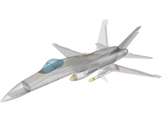 F-18 3D Model