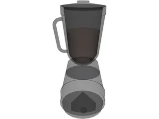 Blender Metal Glass 3D Model