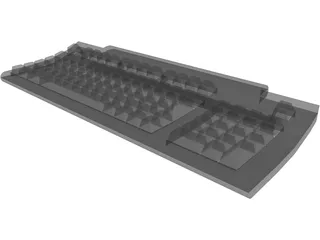 Keyboard Apple 3D Model