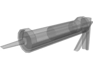 Sealant Caulking Gun 3D Model