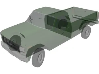 Ford F-Series Truck (1984) 3D Model