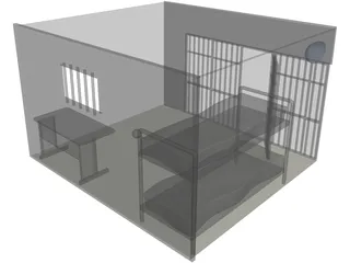 Jail Cell 3D Model