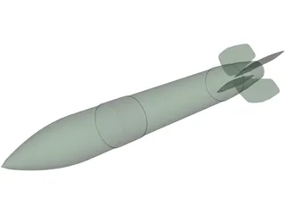 Katyusha Rocket 3D Model