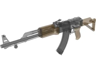 AK-47 Kalashnikov 3D Model