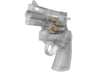 Colt Python 2 Inch Snub 3D Model