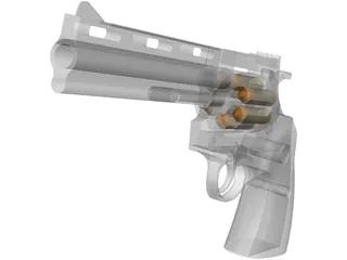 Colt Python 6 Inch 3D Model