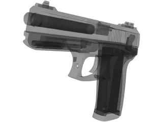 Hekler Koch Mk 23 SOCOM 3D Model