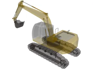 Excavator 3D Model