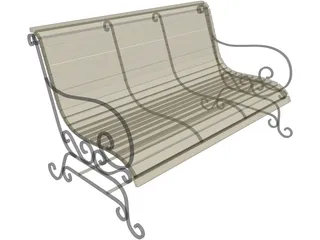 Bench 3D Model