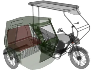 Tricycle Philippines 3D Model