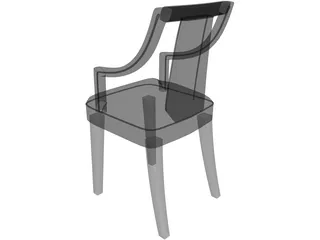 Chair Wood 3D Model