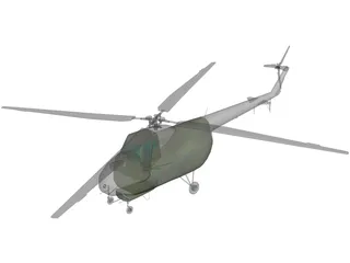 Mil Mi-4 3D Model