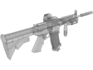 M4A1 3D Model