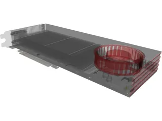 AMD Radeon 6970 3D Model