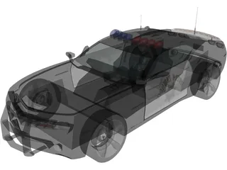 Chevrolet Camaro Highway Patrol 3D Model