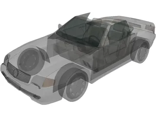 Mercedes-Benz 500SL 3D Model