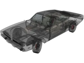 Dodge Charger R-T (1969) 3D Model