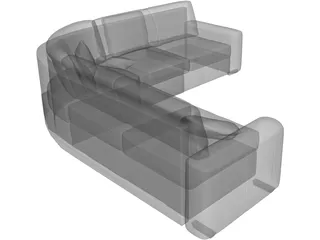 Sofa Indigoran Iden 3D Model