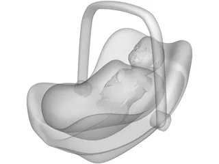 Infant Car Seat 3D Model